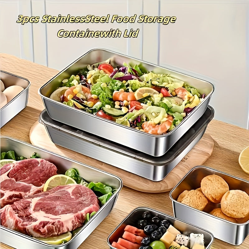 Stainless Steel Sealed Food Storage Box