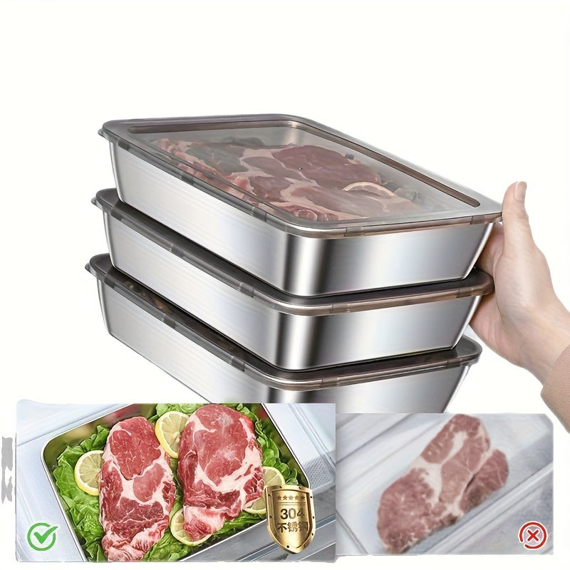 Stainless Steel Sealed Food Storage Box