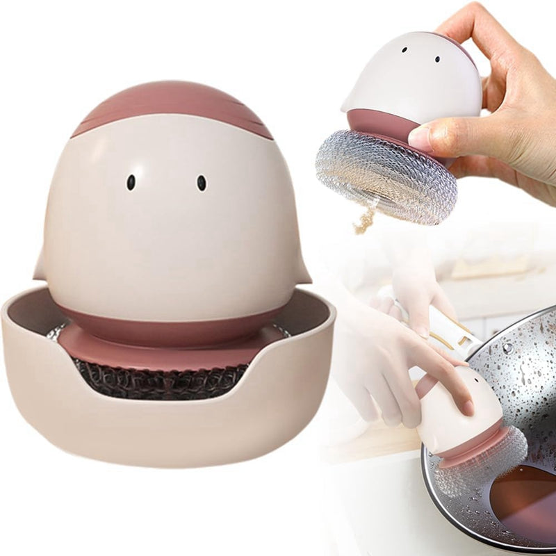 Automatic Liquid Filling Dishwashing Kitchen Brush