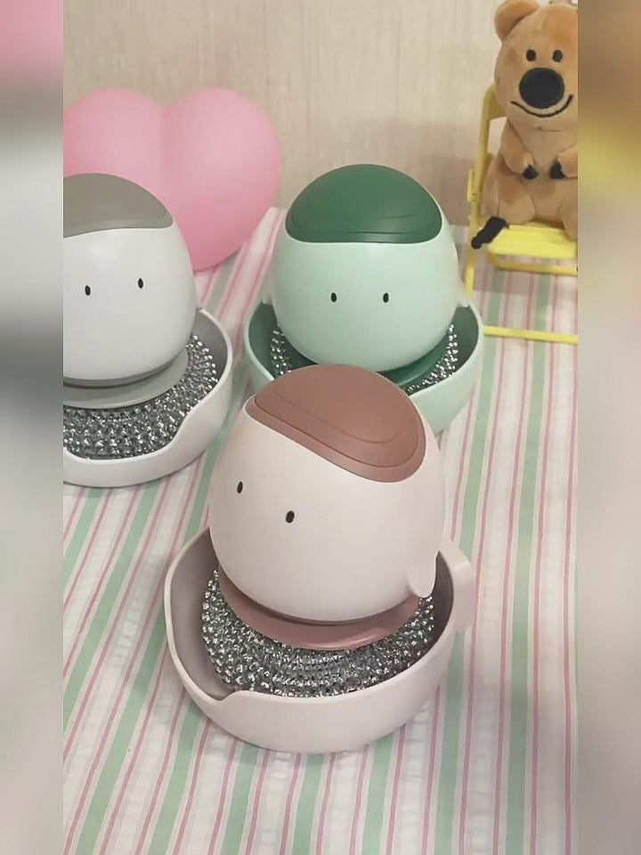 Automatic Liquid Filling Dishwashing Kitchen Brush